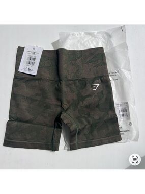 Gymshark Adapt Camo Seamless shorts Olive